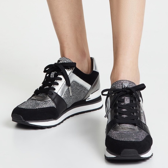michael kors billie trainer black
